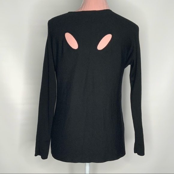 Maje‎ black cut-out sweater. - Picture 10 of 10